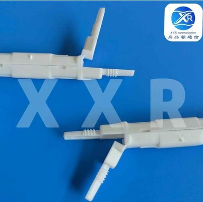 Białe FTTH Fiber Optic Fusion Protection Round Box For Drop Cable Fiber Optic Fused